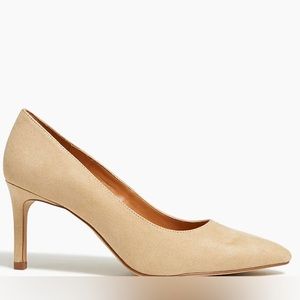 J. Crew Sueded heel pumps